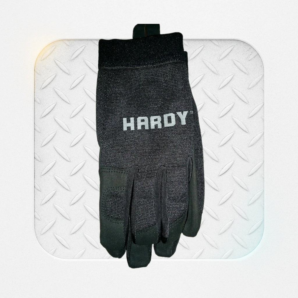 Hardy Synthetic Leather/Spandex Mechanics Gloves X-Large (Extra Large)