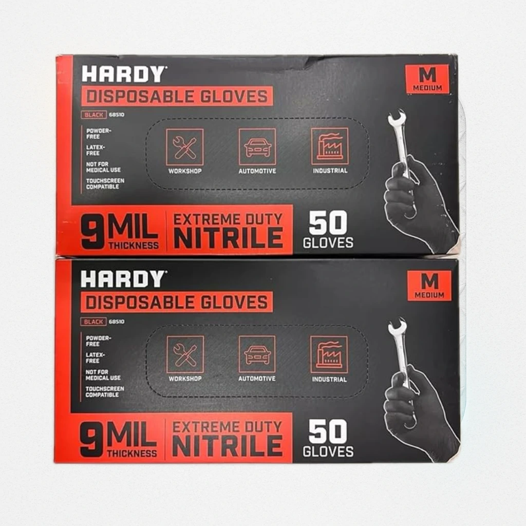 9 mil Nitrile Powder Free Gloves 50 Pc 2 Boxes
